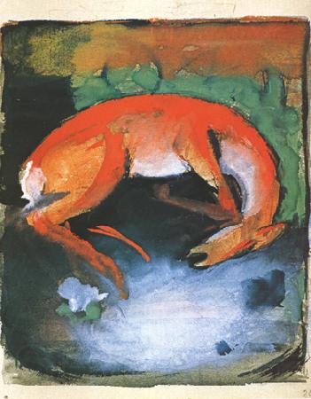 Franz Marc Dead Deer (mk34) France oil painting art